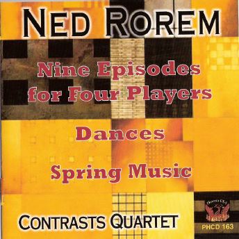 NED ROREM, The Contrasts Quartet