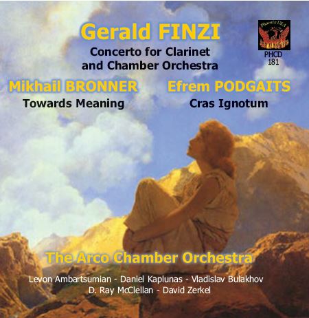 GERALD FINZI, Concerto for Clarinet and Chamber Orchestra